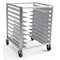 Lockwood Manufacturing Half Height 9 Tray Rack, Adjust Slides, 3" Centers For 17"-23" Wide Pans RR35-UA9 - alternate 1